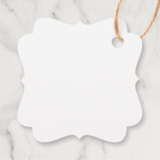 Elegant Meant to Bee Honey Wedding Kraft Geschenkanhänger (Rückseite)