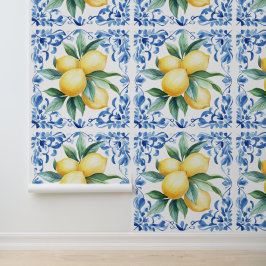 Elegant Mediterranean Citrus Tapete