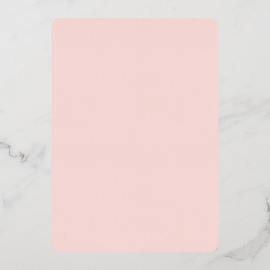 Elegant Mehndi Junggeselinnen-Abschied Rose Gold Folieneinladung (Rückseite)