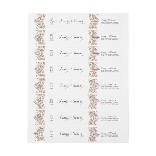 Elegant Mehndi Wedding (Bogen)