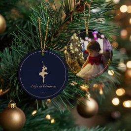 Elegant Mein erstes Weihnachten personalisierter S Keramik Ornament