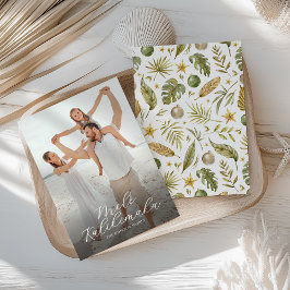 Elegant Mele Kalikimaka Foto Weihnachten