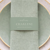  Elegant Menu & Invitation Wrap Einladungsbanderole