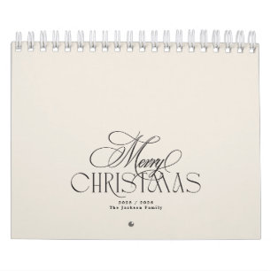 Elegant Mercury Custom Foto 3 Monat Kalender