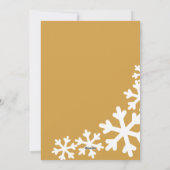 Elegant Mercury Custom Foto Collage Feiertagskarte (Rückseite)