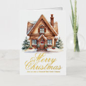 Elegant Mercury House Custom Business Gold (Vorderseite)