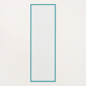 Elegant Mermaid Dolphin Blue Gray Zen Yoga Namaste Yogamatte (Rückseite)