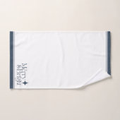 Elegant Merry & Bright | Christmas Blue Badhandtuch Set (Handtuch)