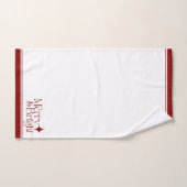 Elegant Merry & Bright Festival Weihnachten Badhandtuch Set (Handtuch)