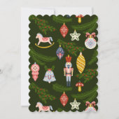 Elegant Merry Christmas 1 Foto Feiertagskarte (Rückseite)