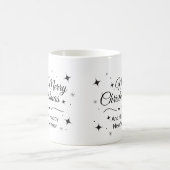 Elegant Merry Christmas and Happy New Year Kaffeetasse (Mittel)