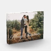 Elegant Merry Christmas Calligraphy Script Fotoblock (Links)