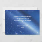 Elegant Merry Christmas Card Feiertagskarte (Rückseite)