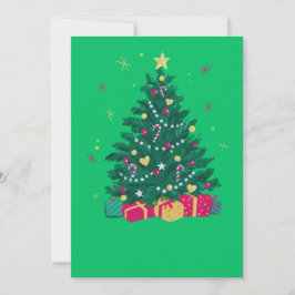 Elegant Merry Christmas Card Feiertagskarte