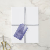 Elegant Merry Christmas | Charmanter Lila Baum Geschenkanhänger (Mit Garn)