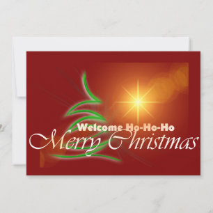 Elegant Merry Christmas Feiertagskarte