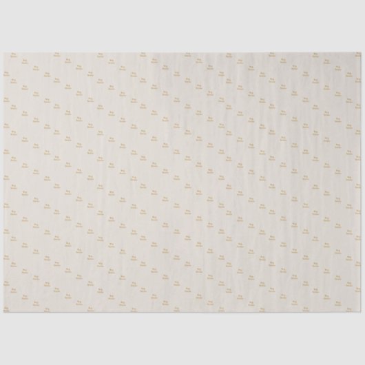 Elegant Merry Christmas Gold Script Tissue Paper Seidenpapier (Vorderseite)