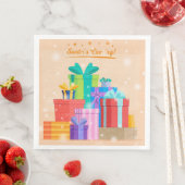 Elegant Merry Christmas Party Serviette (Beispiel)