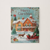 Elegant Merry Christmas Puzzle (Vertikal)