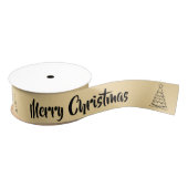 Elegant Merry Christmas Ribbon Roll with Christmas Ripsband (Spule)