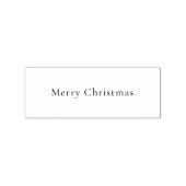 Elegant Merry Christmas Rubber Stamp for Holiday C Gummistempel (Prägung)