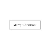 Elegant Merry Christmas Self Inking Stamp for Holi Permastempel (Design)