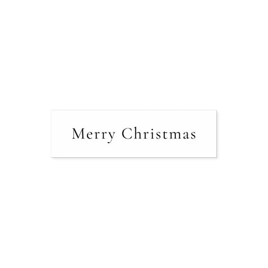 Elegant Merry Christmas Self Inking Stamp for Holi Permastempel (Design)