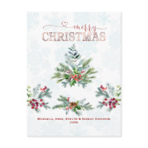 Elegant Merry Christmas Typografy