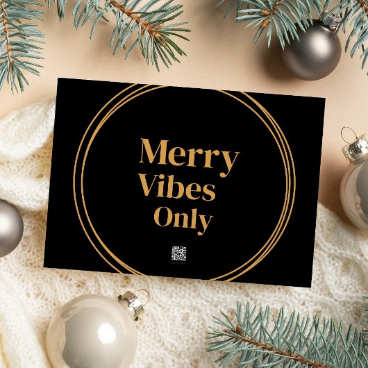 Elegant Merry vibes nur Weihnachten