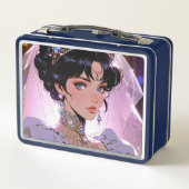 Elegant Metal Lunchbox (Rückseite)