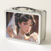 Elegant Metal Lunchbox (Rückseite)