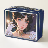 Elegant Metal Lunchbox (Rückseite)