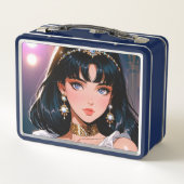 Elegant Metal Lunchbox (Rückseite)