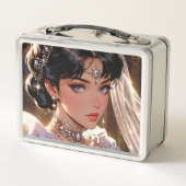 Elegant Metal Lunchbox (Rückseite)