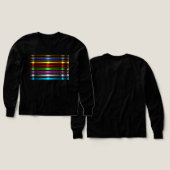 Elegant Metallic Gradient Stripes Design (Design Vorder- & Rückseite)