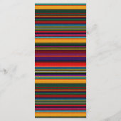 Elegant Mexican flowers wedding Menükarte (Rückseite)