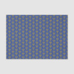 Elegant Mid Blue | Chanukah Hanukkiyah | MENORAH Seidenpapier<br><div class="desc">Elegantes mittelblaues MENORAH Tissue,  das mit Imitaten goldene Menorah in einem gefliesten Muster zeigt. Das Design ist minimalistisch,  einfach,  elegant,  besonders geeignet für Handwerksgeschenke oder Handwerkskunst.</div>