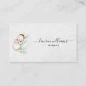 Elegant Midfrau Doula Maternity Pregnancy Simple Visitenkarte (Vorderseite)