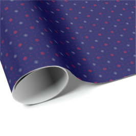 Elegant Midnight Floral Gift Wrap Geschenkpapier