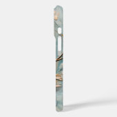 Elegant Midnight Floral iPhone Case (Rückseite / Links)