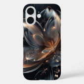 Elegant Midnight Floral iPhone Case (Rückseite)