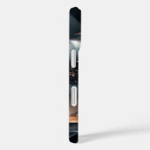 Elegant Midnight Floral iPhone Case (Rückseite / Rechts)