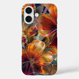 Elegant Midnight Floral iPhone Case