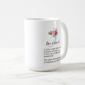 Elegant Mimi Definition Bloral 15oz Kaffeemaschine Kaffeetasse (VorderseiteRechts)