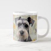 Elegant Mini Schnauzer Jumbo-Tasse (Rechts)