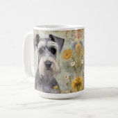 Elegant Mini Schnauzer Kaffeetasse (Vorderseite Links)