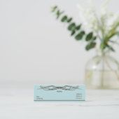 Elegant Mini Visitenkarte (Stehend Vorderseite)
