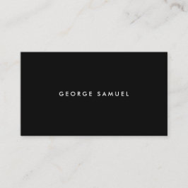 Elegant Minimal Business Branding Visitenkarte