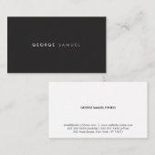 Elegant Minimal Business Branding Visitenkarte (Vorne/Hinten)