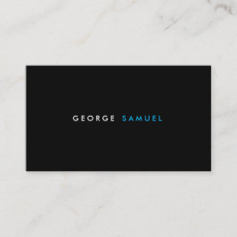 Elegant Minimal Business Branding Visitenkarte